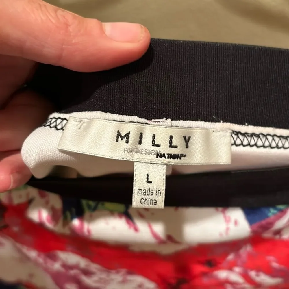 Milly woman's colorful long skirt